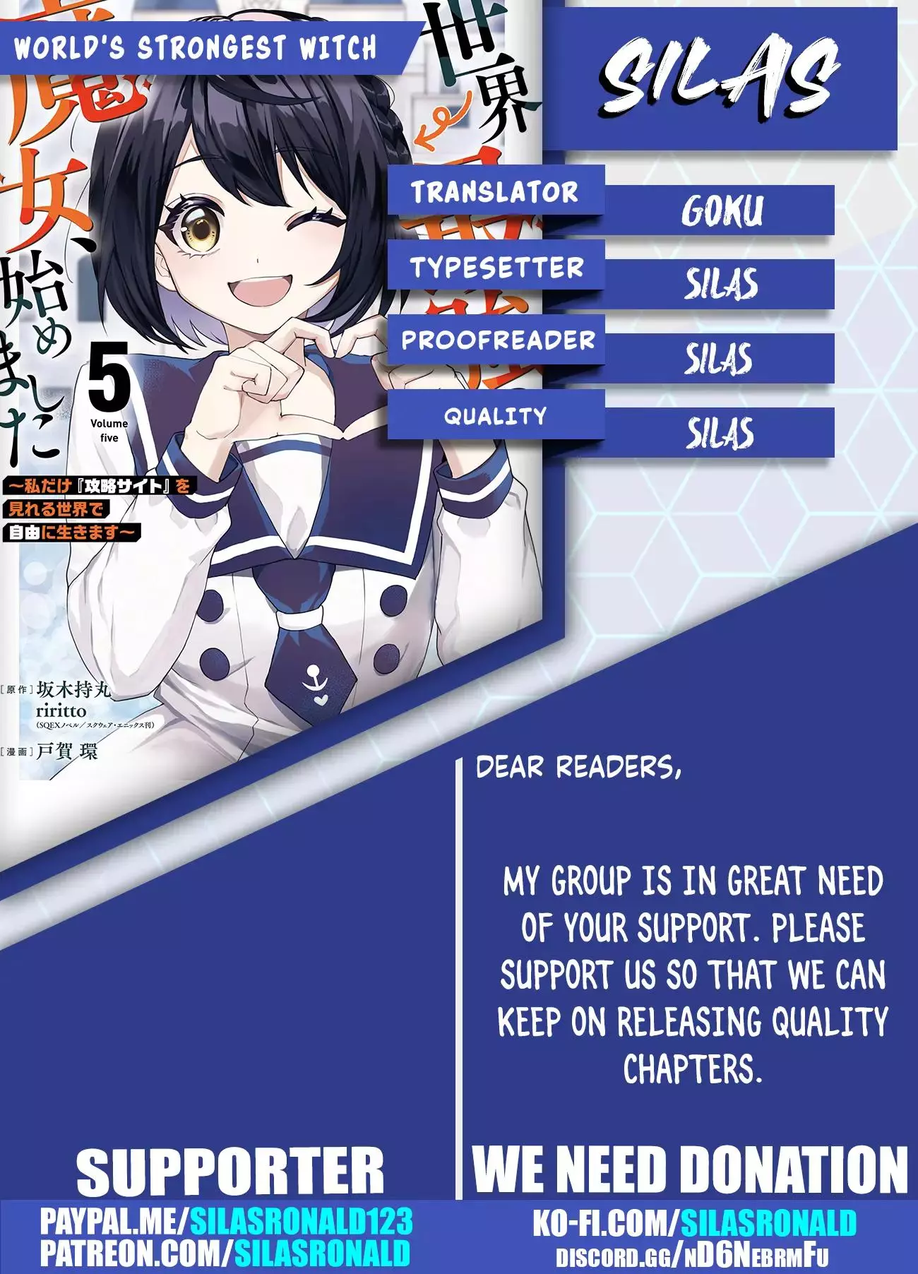 I Became The World's Strongest Witch, ~I Will Live Freely In A World Where Only I Can Access The - Chapter 30 - Page 1