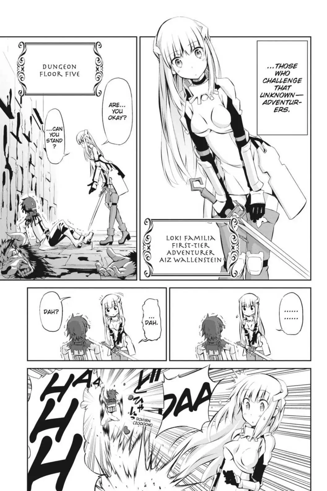 Is It Wrong to Try to Pick Up Girls in a Dungeon? On the Side: Sword Oratoria (Official) - Chapter 1 - Page 7