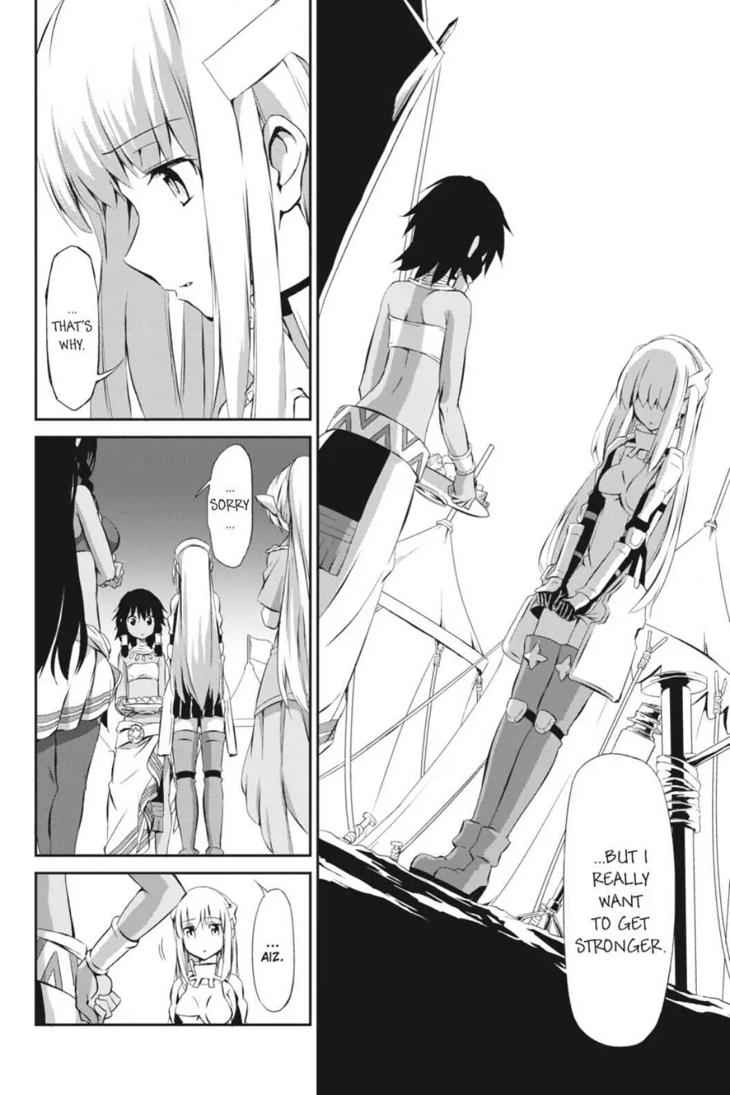 Is It Wrong to Try to Pick Up Girls in a Dungeon? On the Side: Sword Oratoria (Official) - Chapter 1 - Page 46