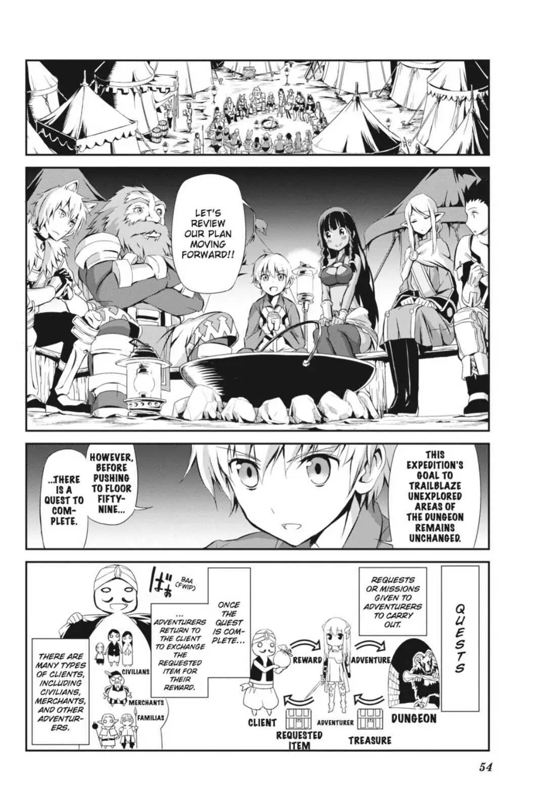 Is It Wrong to Try to Pick Up Girls in a Dungeon? On the Side: Sword Oratoria (Official) - Chapter 1 - Page 51