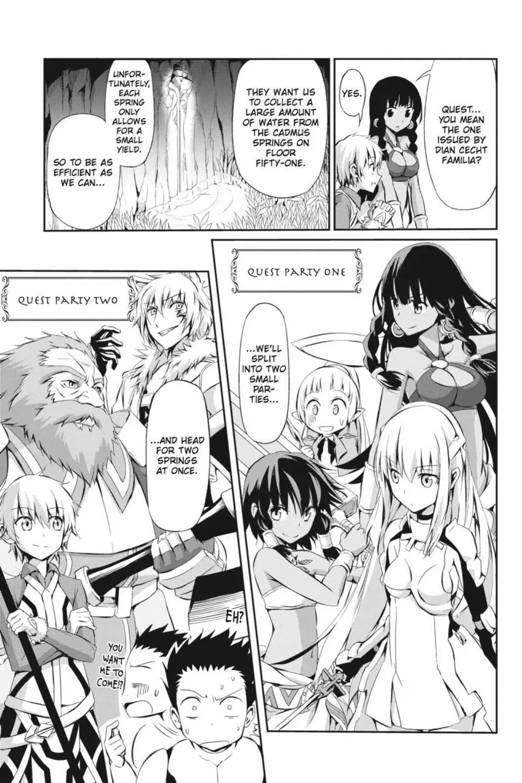 Is It Wrong to Try to Pick Up Girls in a Dungeon? On the Side: Sword Oratoria (Official) - Chapter 1 - Page 52