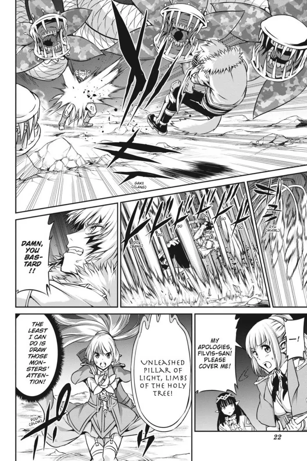 Is It Wrong to Try to Pick Up Girls in a Dungeon? On the Side: Sword Oratoria (Official) - Chapter 25 - Page 22