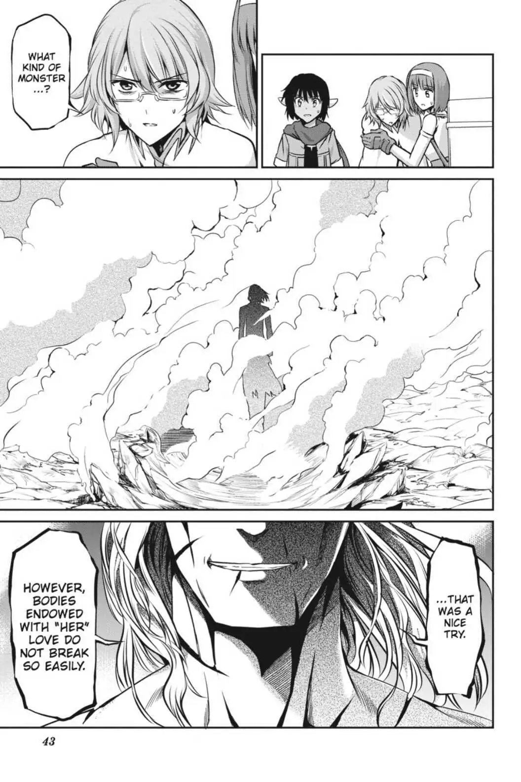 Is It Wrong to Try to Pick Up Girls in a Dungeon? On the Side: Sword Oratoria (Official) - Chapter 25 - Page 43