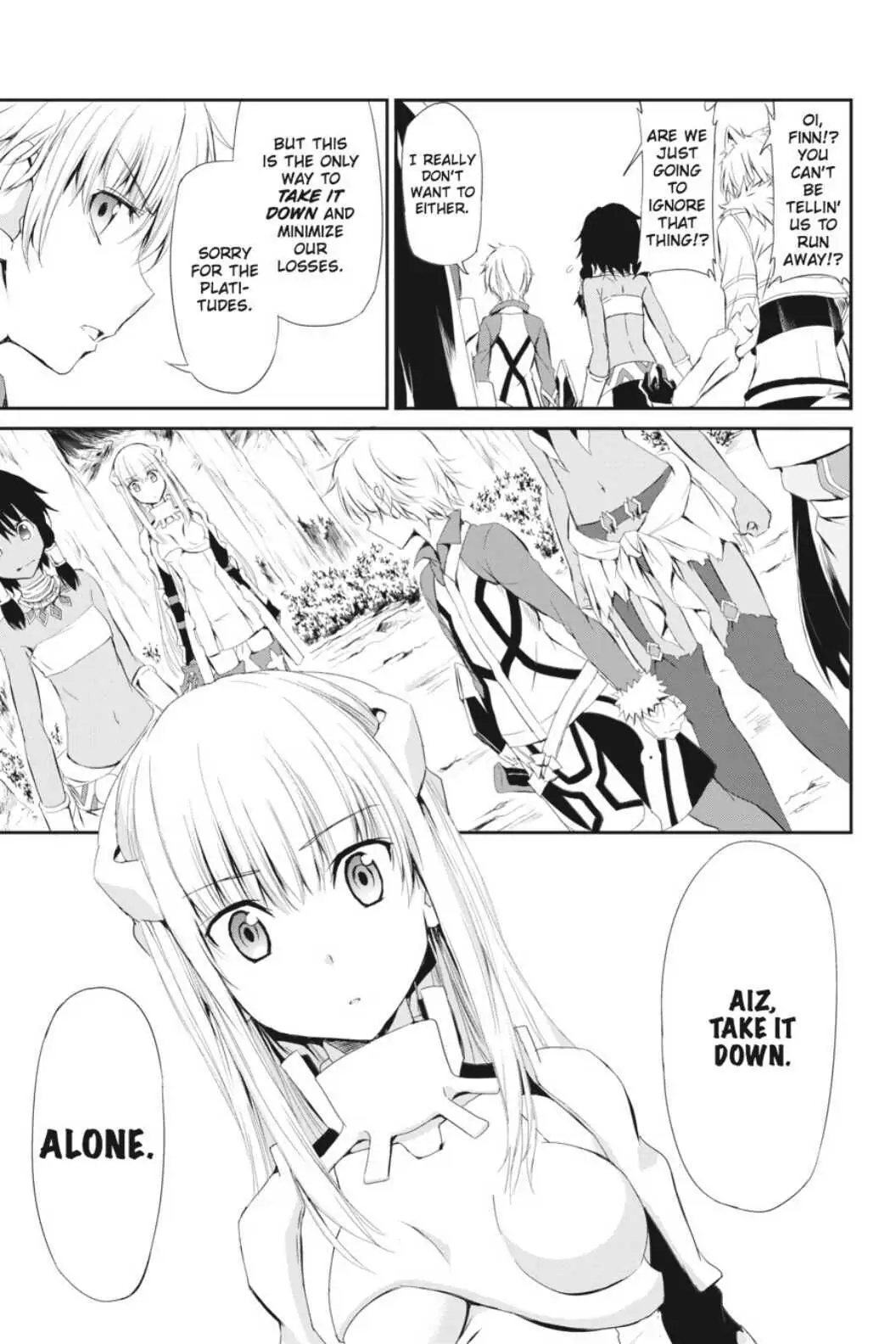 Is It Wrong to Try to Pick Up Girls in a Dungeon? On the Side: Sword Oratoria (Official) - Chapter 3 - Page 23