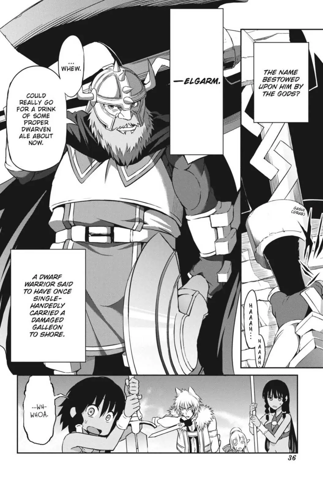 Is It Wrong to Try to Pick Up Girls in a Dungeon? On the Side: Sword Oratoria (Official) - Chapter 37 - Page 36
