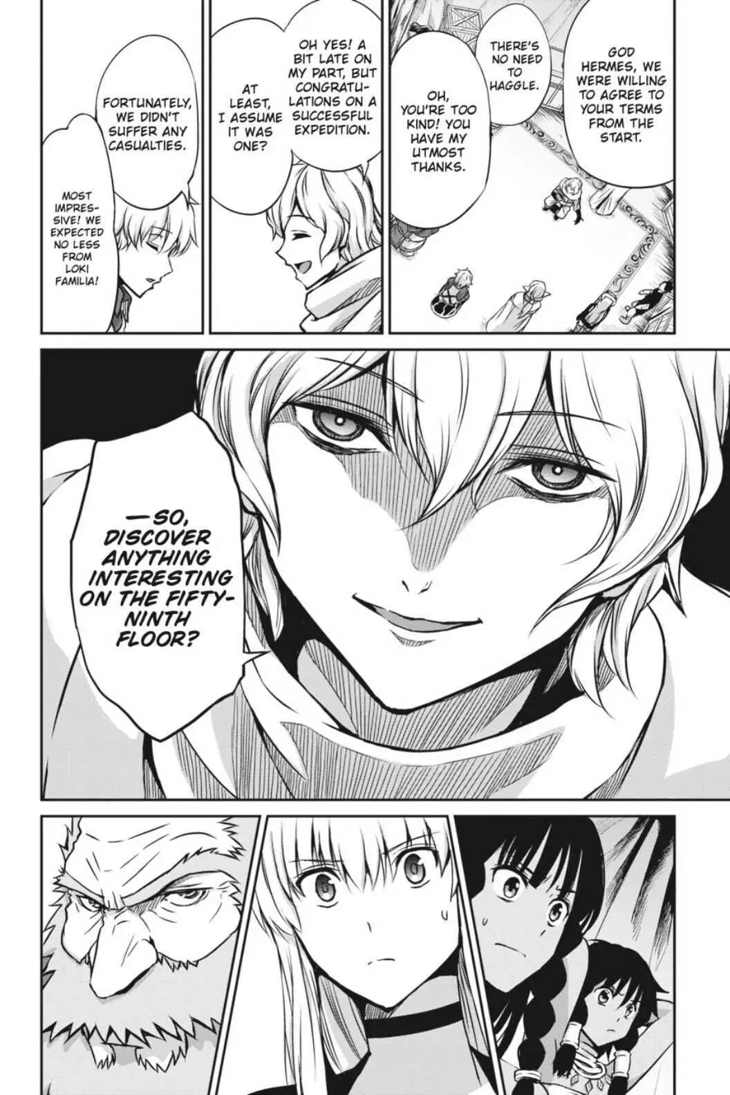 Is It Wrong to Try to Pick Up Girls in a Dungeon? On the Side: Sword Oratoria (Official) - Chapter 44 - Page 4