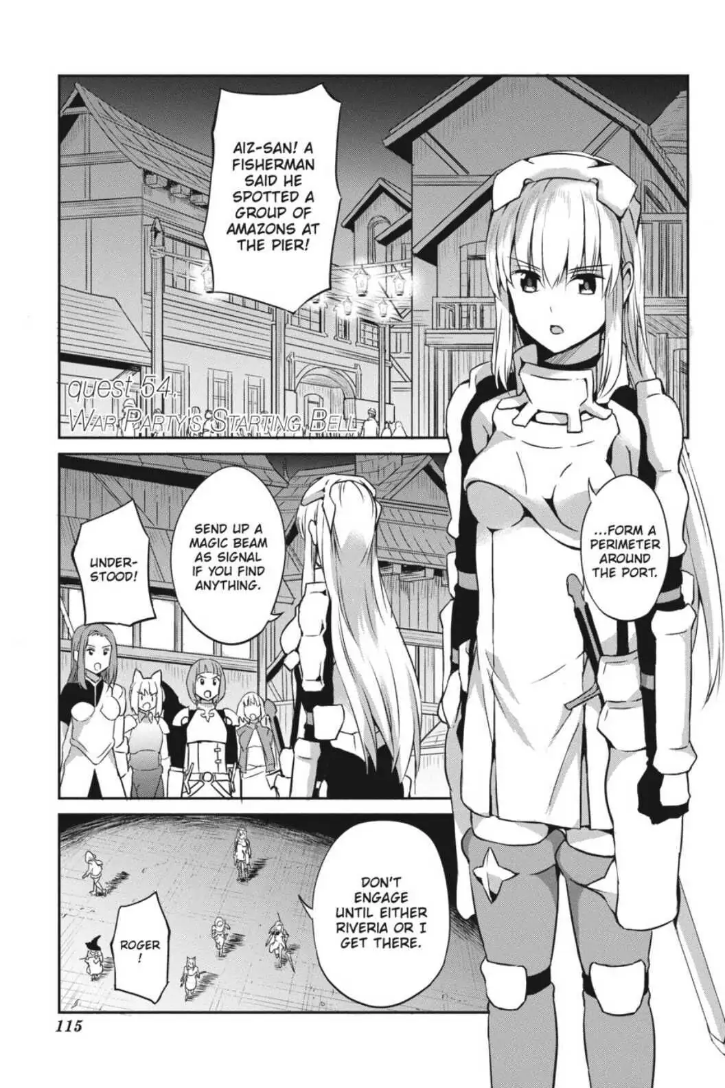 Is It Wrong to Try to Pick Up Girls in a Dungeon? On the Side: Sword Oratoria (Official) - Chapter 54 - Page 1