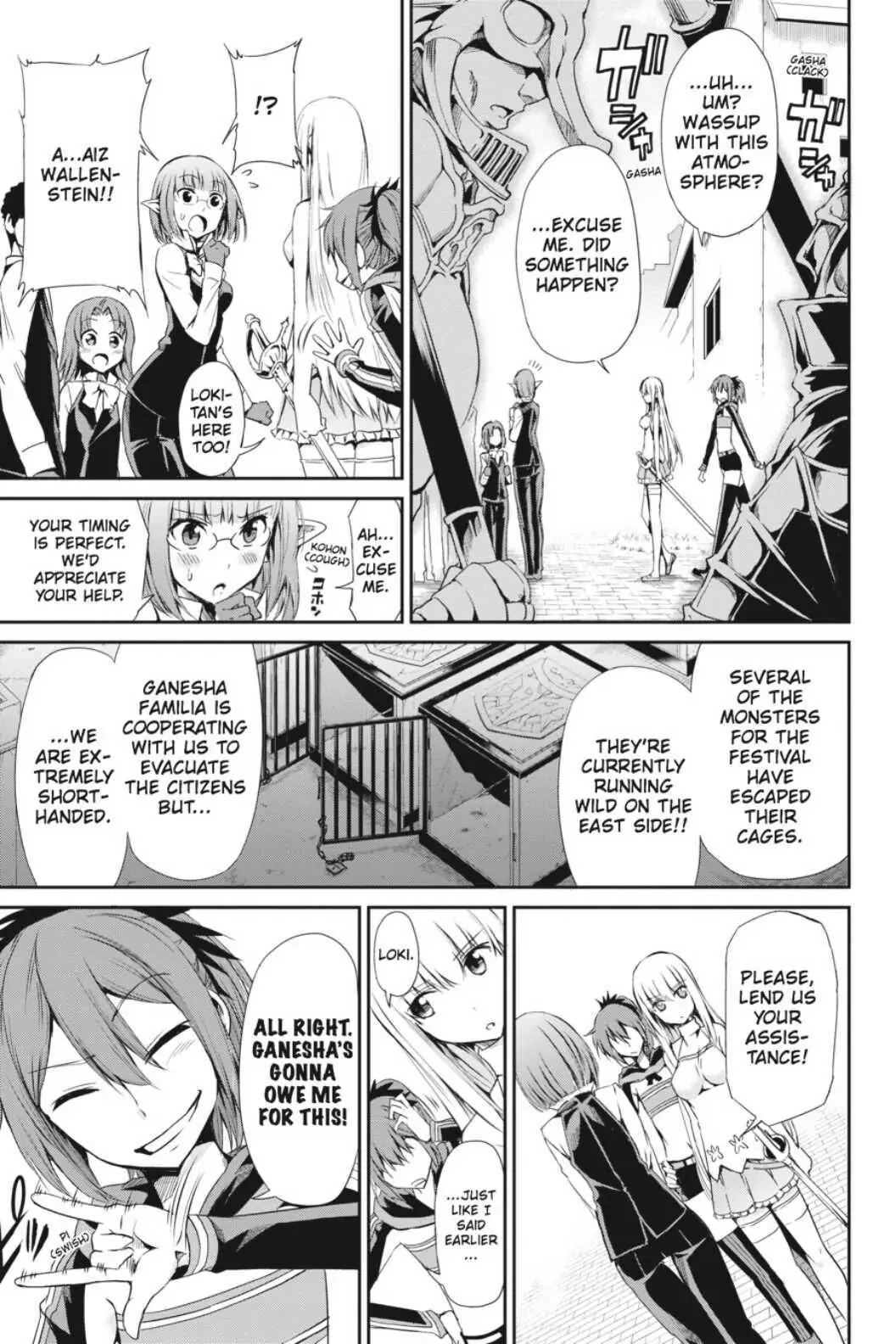 Is It Wrong to Try to Pick Up Girls in a Dungeon? On the Side: Sword Oratoria (Official) - Chapter 7 - Page 25