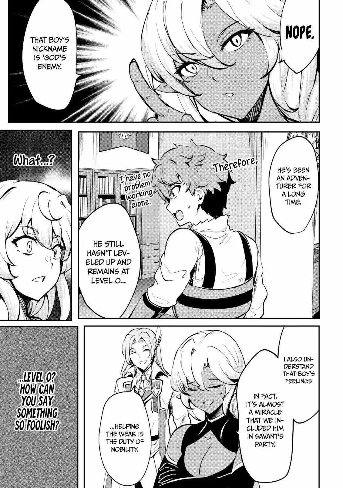 No matter how hard I tried, I was banished from level 0 for a thousand years ~The boy who was called the enemy of god meets the goddess of company slaves and gains the strongest power~ - Chapter 7 - Page 4