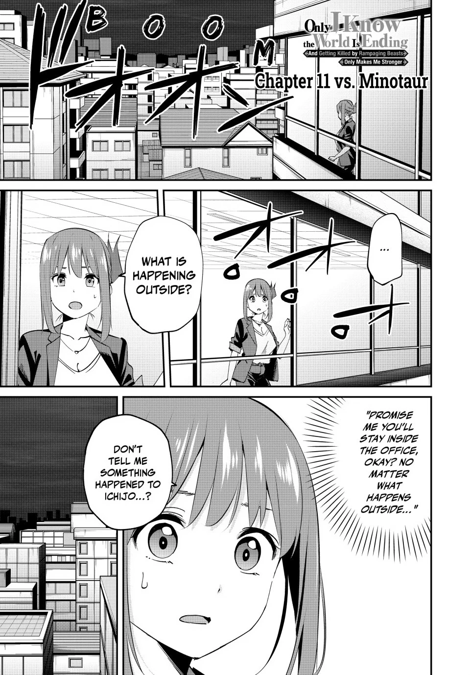 Only I Know the World Is Ending and Getting Killed by Rampaging Beasts Only Makes Me Stronger [Official] - Chapter 11 - Page 1