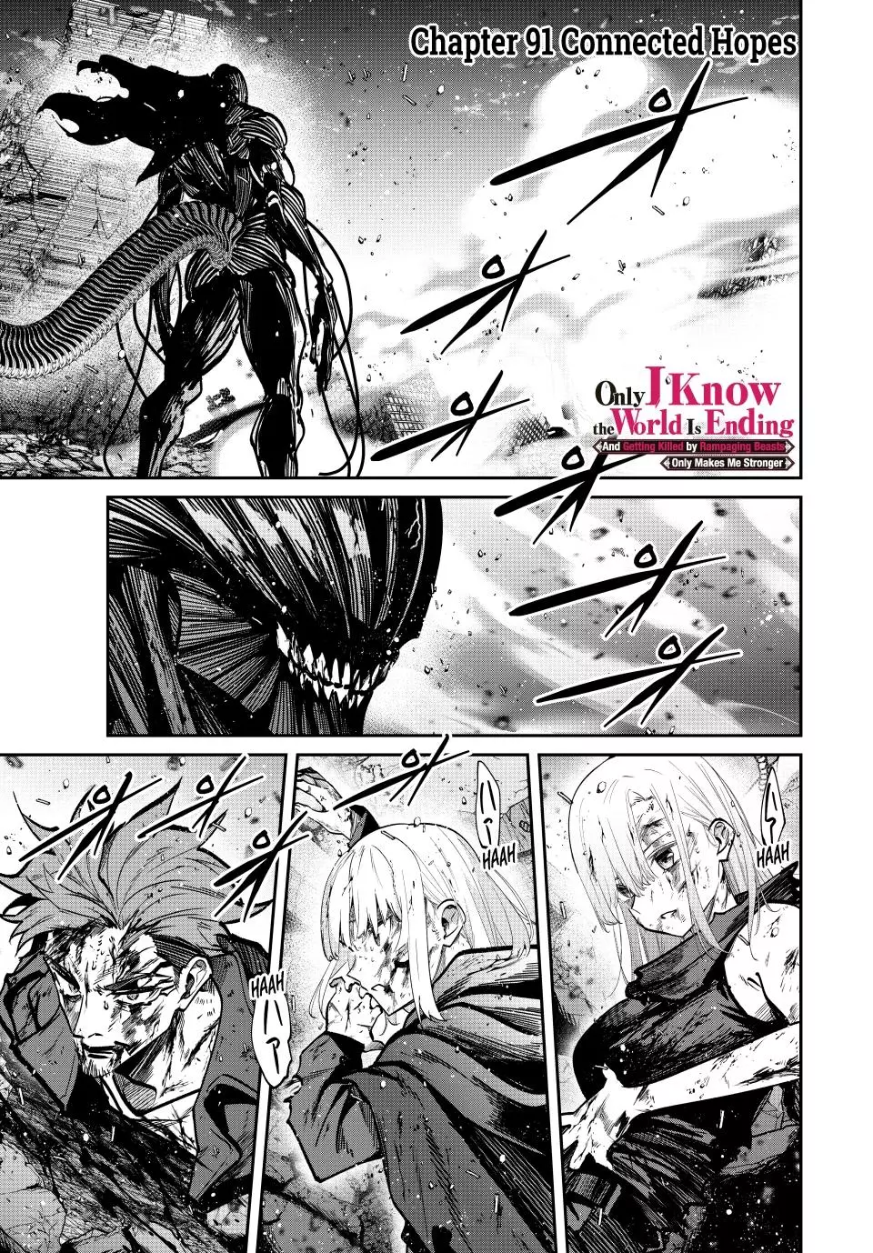 Only I Know the World Is Ending and Getting Killed by Rampaging Beasts Only Makes Me Stronger [Official] - Chapter 91 - Page 1