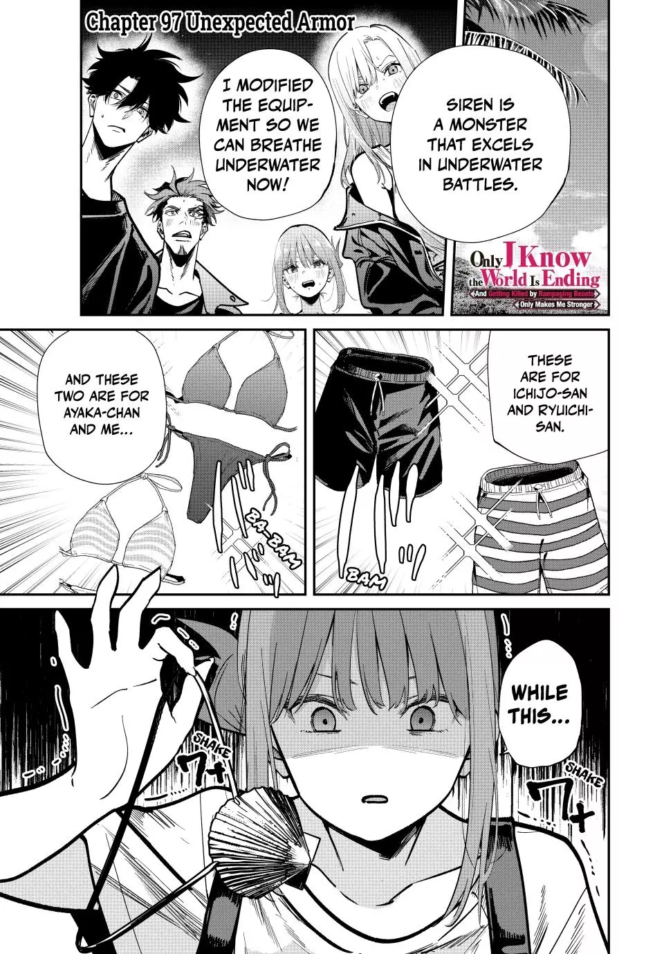 Only I Know the World Is Ending and Getting Killed by Rampaging Beasts Only Makes Me Stronger [Official] - Chapter 97 - Page 1