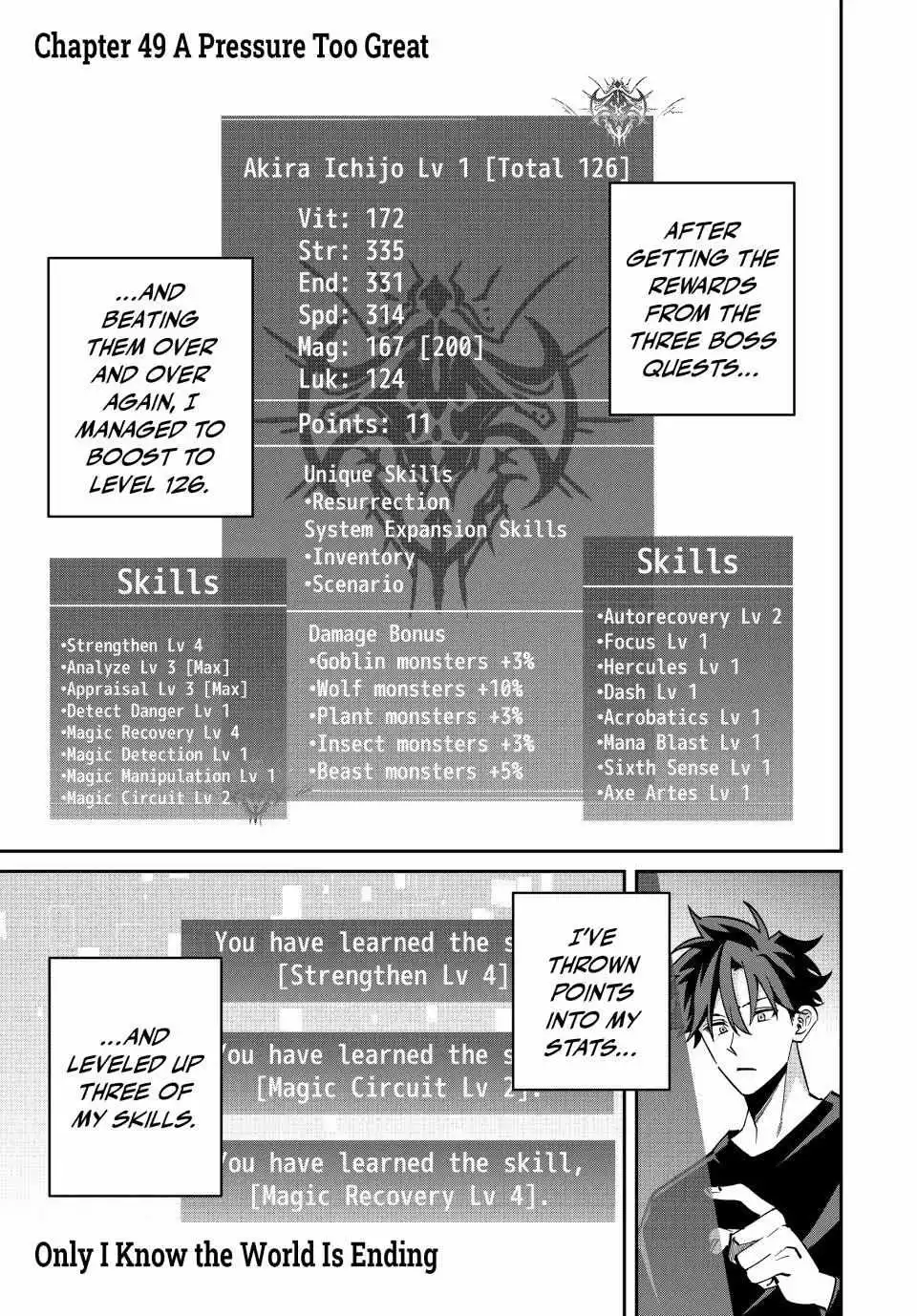 Only I Know the World Is Ending and Getting Killed by Rampaging Beasts Only Makes Me Stronger - Chapter 49 - Page 2