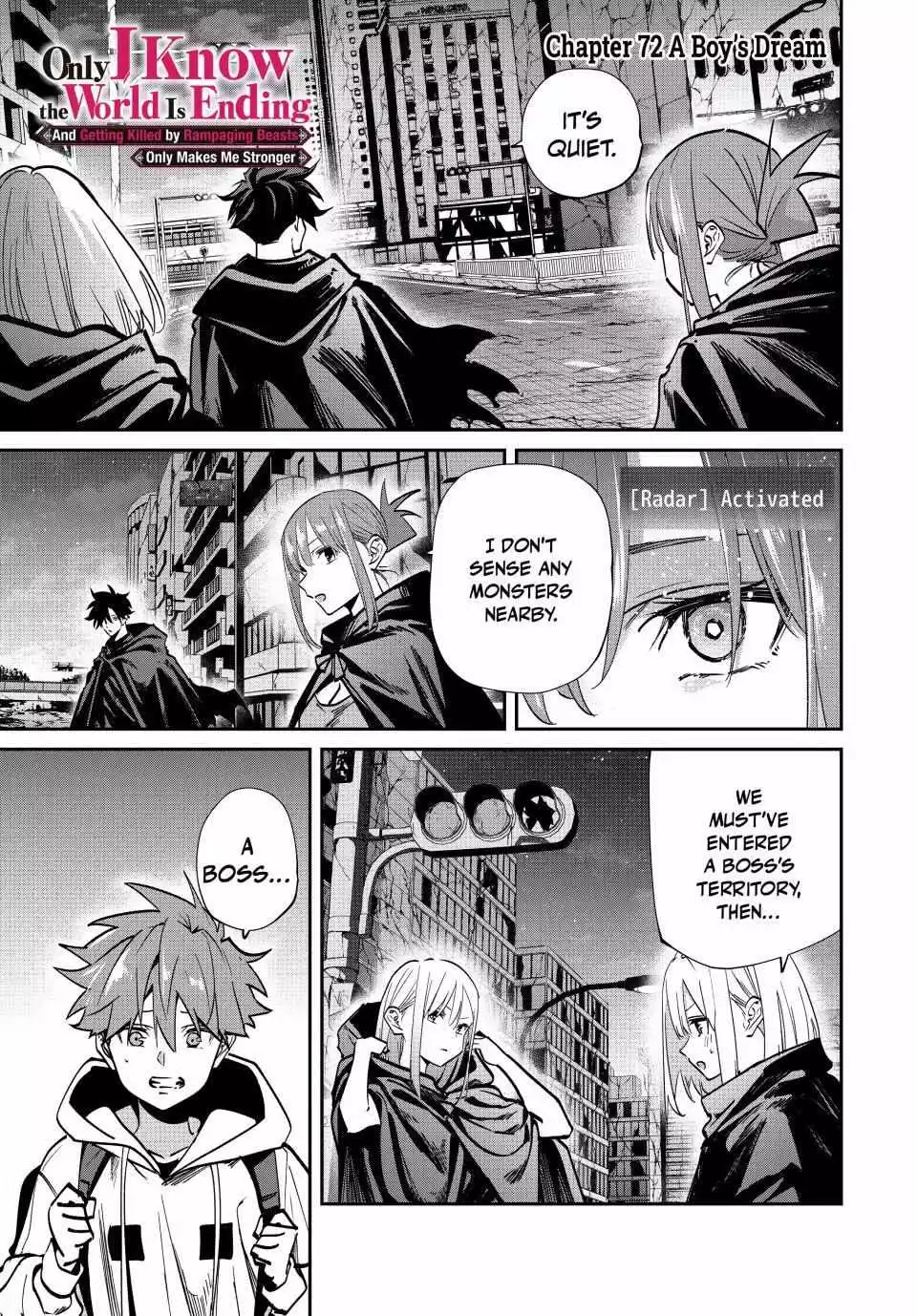 Only I Know the World Is Ending and Getting Killed by Rampaging Beasts Only Makes Me Stronger - Chapter 72 - Page 2