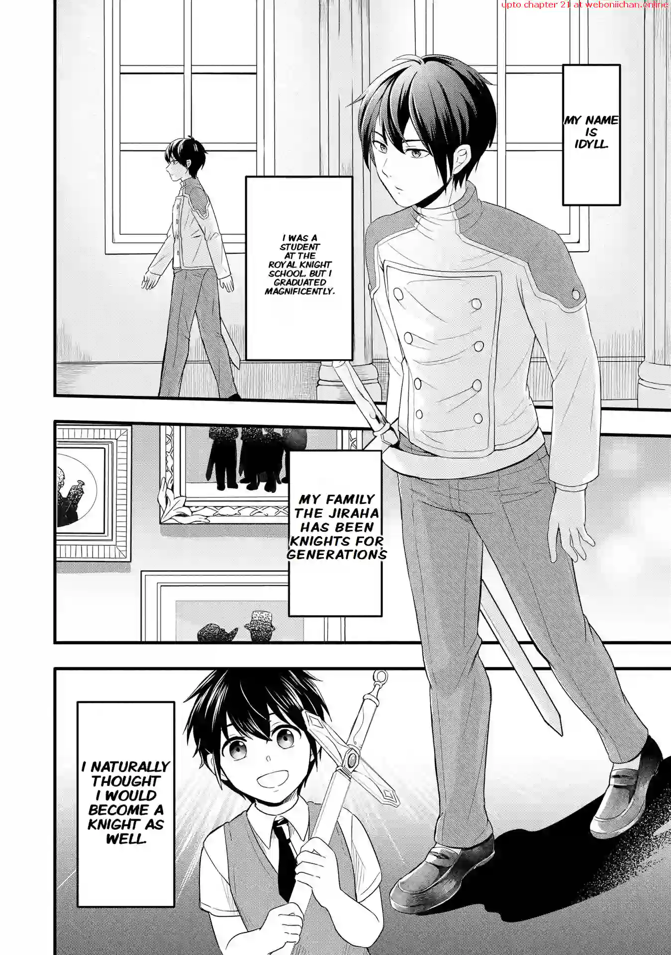 THE KNIGHT, DISOWNED AFTER DROPPING OUT, MASTERS THE TRANSCENDENT SKILL “BOND SUMMONING TECHNIQUE” AND BECOMES THE STRONGEST - Chapter 1 - Page 5