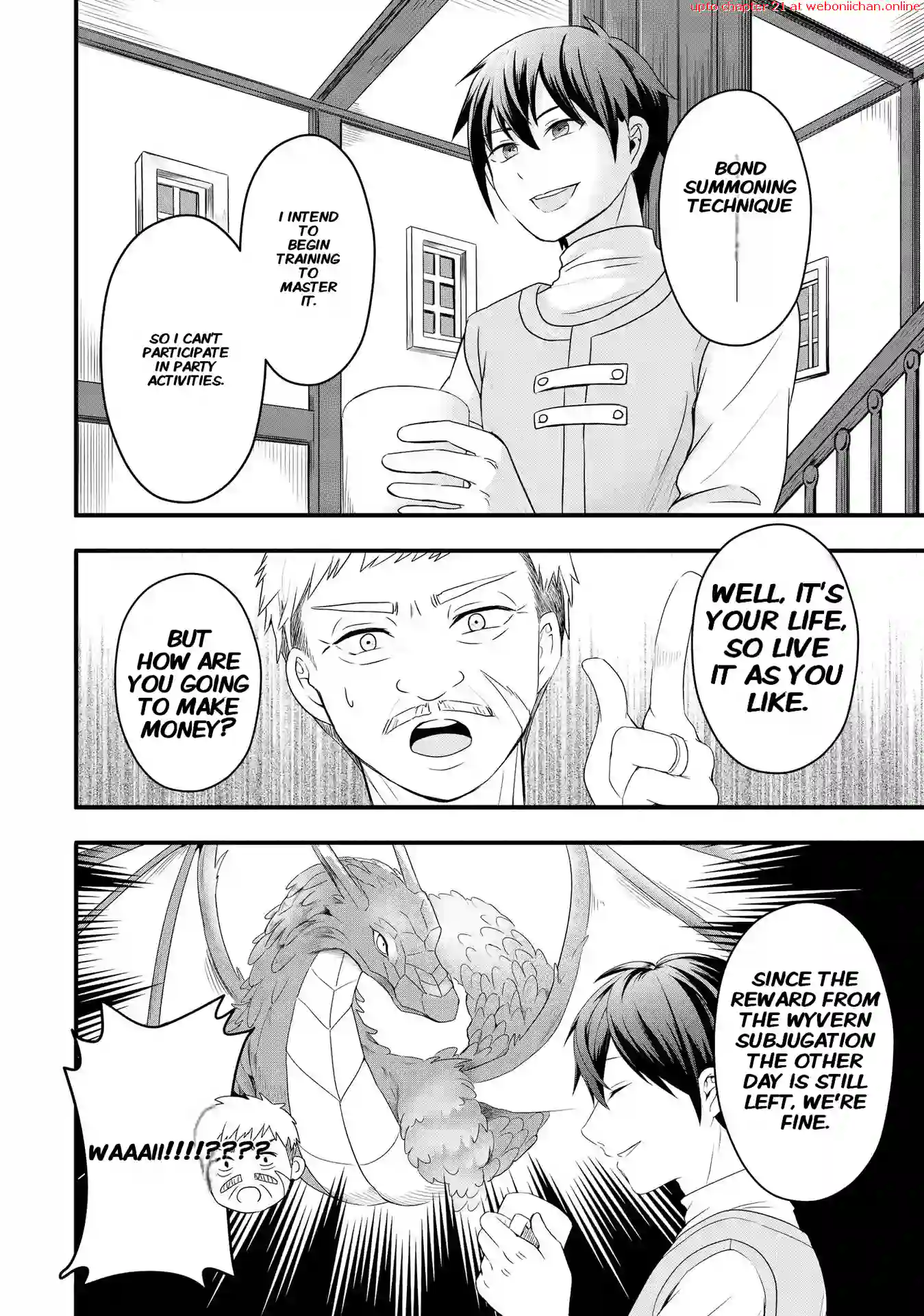 THE KNIGHT, DISOWNED AFTER DROPPING OUT, MASTERS THE TRANSCENDENT SKILL “BOND SUMMONING TECHNIQUE” AND BECOMES THE STRONGEST - Chapter 1 - Page 23