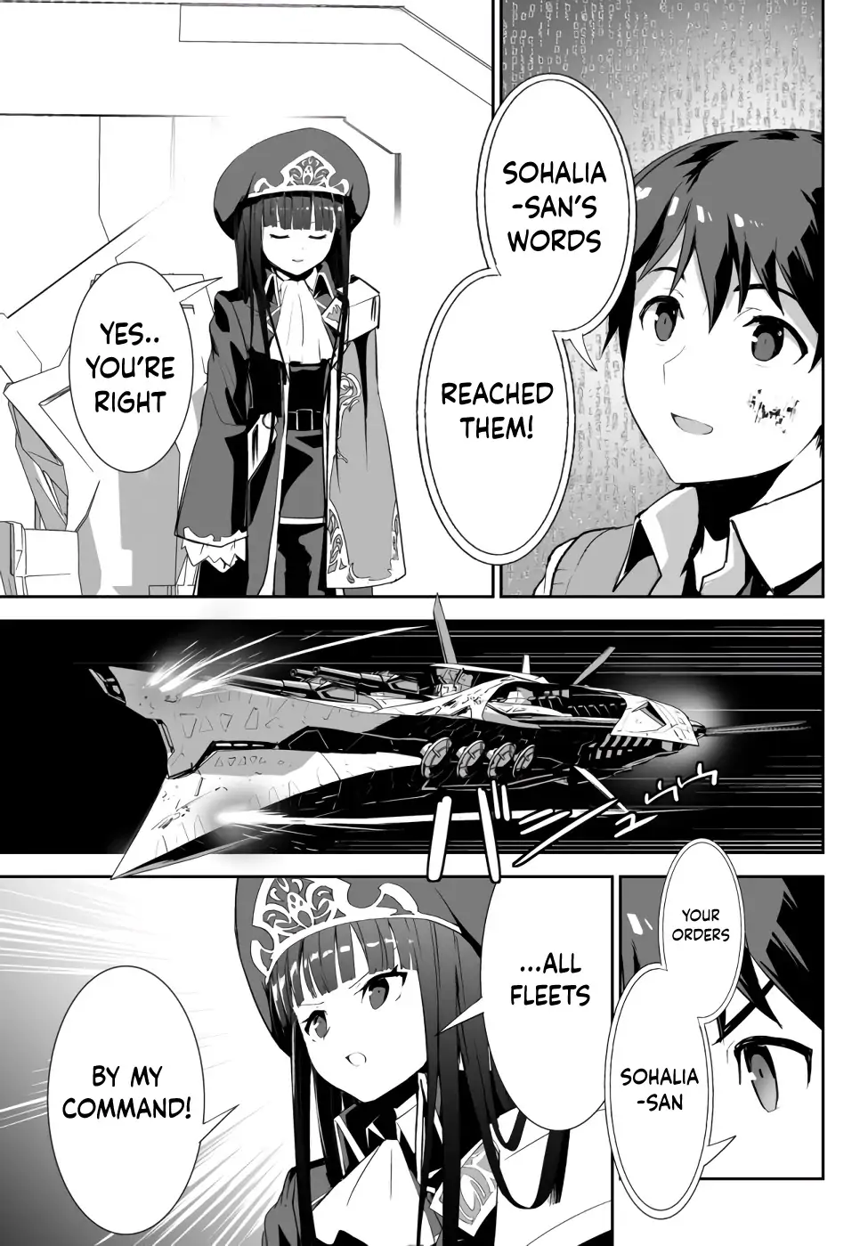 Unparalleled Path ~ Reincarnated as the AI for a space battleship  [Silent_Shadow05] - Chapter 6 - Page 29